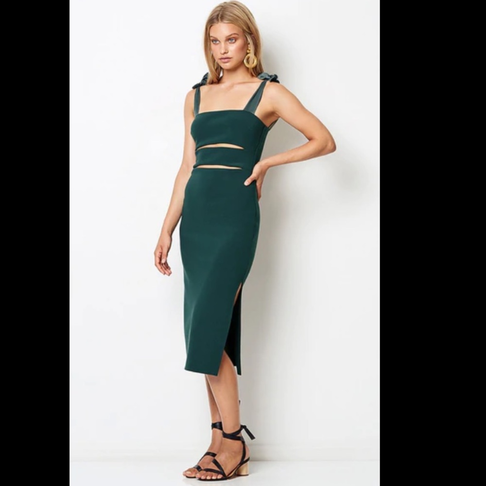 Bec & Bridge Tasha Cut Out Midi Dress